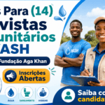 Vagas Para (14) Activistas Comunitários de WASH