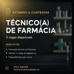 Vagas Para (03) Tecnicos de Farmacia