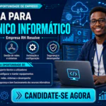 Vaga para Técnico Informático